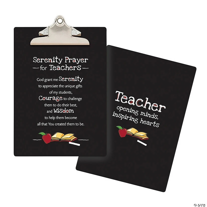 Buy ✨ Serenity Prayer for Teachers Clipboard 🤩 4 Buy ✨ Serenity Prayer for Teachers Clipboard 🤩 - Image 2