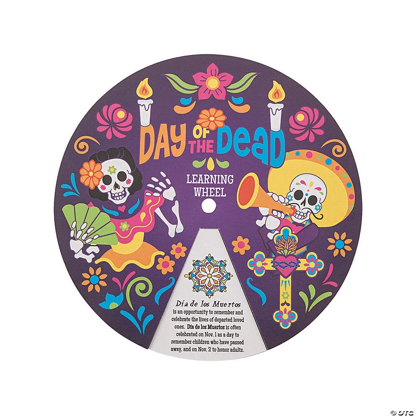 Brand new ✨ Day of the Dead Learning Wheels - 12 Pc. ⭐ 4 Brand new ✨ Day of the Dead Learning Wheels - 12 Pc. ⭐ - Image 2