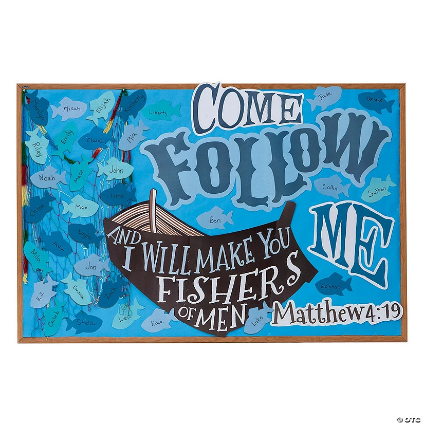 Promo ❤️ Fishers of Men Bulletin Board Set - 9 Pc. ✨ 4 Promo ❤️ Fishers of Men Bulletin Board Set - 9 Pc. ✨ - Image 2