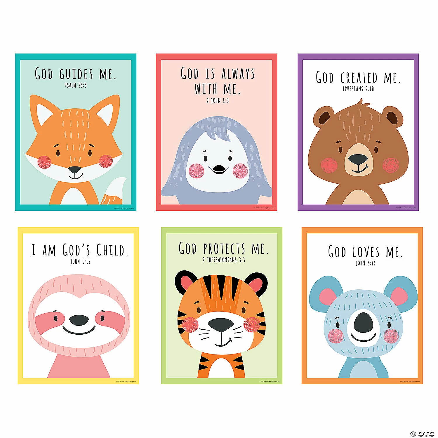 Promo β Animal Bible Verse Posters - 6 Pc. π 3 Promo β Animal Bible Verse Posters - 6 Pc. π