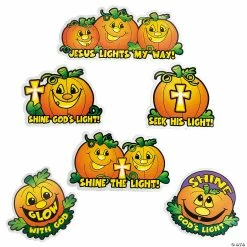 Best deal ❤️ Christian Pumpkin Cutouts - 12 Pc. 😀
