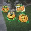 Wholesale 😍 Christian Pumpkin Yard Signs - 4 Pc. 🤩 -School Supplies Store christian pumpkin yard signs 4 pc 13931684