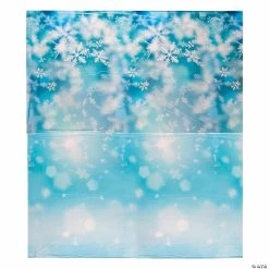 Buy 😉 Design-A-Room Snowflake Print Backdrop - 2 Pc. ⭐