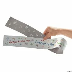 Best Pirce ❤️ Double-Sided Religious Messaging Bulletin Board Borders - 12 Pc. 🧨 -School Supplies Store double sided religious messaging bulletin board borders 12 pc 13950067 a02