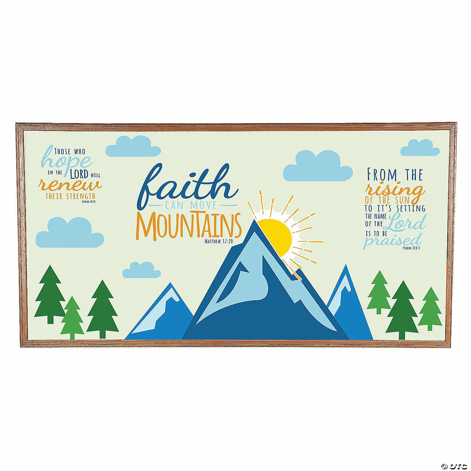 Best reviews of ✔️ Faith Can Move Mountains Bulletin Board Set - 10 Pc. ⭐ 3 Best reviews of ✔️ Faith Can Move Mountains Bulletin Board Set - 10 Pc. ⭐