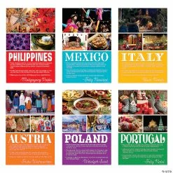 Budget ✨ Faith 🤩 Christmas Around the World Poster Set - 6 Pc. ⌛