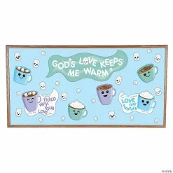 Deals 🔔 God’s Love Keeps Me Warm Bulletin Board Set - 74 Pc. 🔔