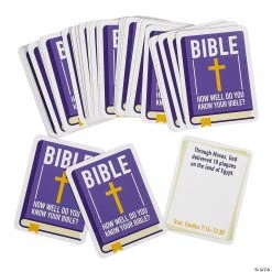 Budget ⌛ How Well Do You Know Your Bible? Cards - 37 Pc. ⭐