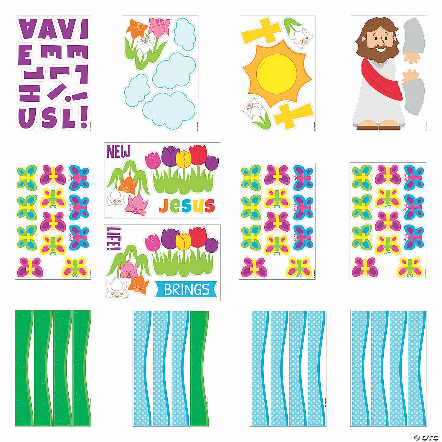 Budget ⭐ Jesus Gives New Life Bulletin Board Set ⌛ 4 Budget ⭐ Jesus Gives New Life Bulletin Board Set ⌛ - Image 2