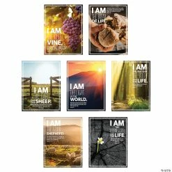 Deals 🎉 Jesus’ I Am Statements Poster Set - 7 Pc. 🔥