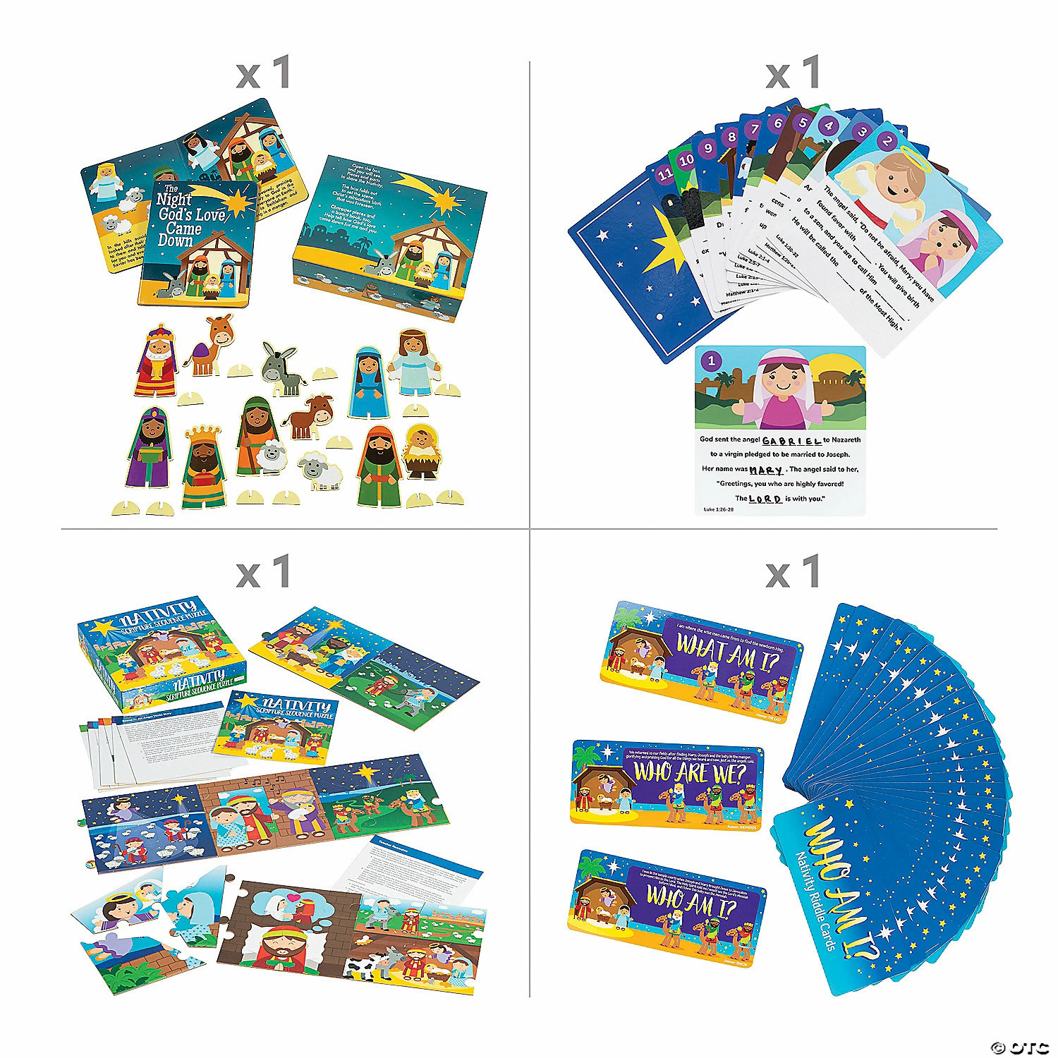 Promo ⭐ Nativity Learning Aids Classroom Kit - 4 Pc. 🎁 4 Promo ⭐ Nativity Learning Aids Classroom Kit - 4 Pc. 🎁 - Image 2