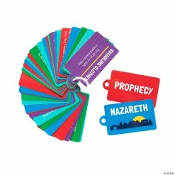 Cheap 👍 Nativity Vocabulary Activity Rings - 12 Pc. ⭐