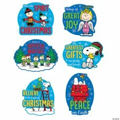 Best deal 🎉 Peanuts® Inspirational ❄ Christmas Cutouts - 6 Pc. 🎁