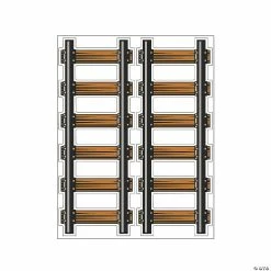 School Supplies Store -School Supplies Store railroad track floor clings 2 pc 13943407 a01
