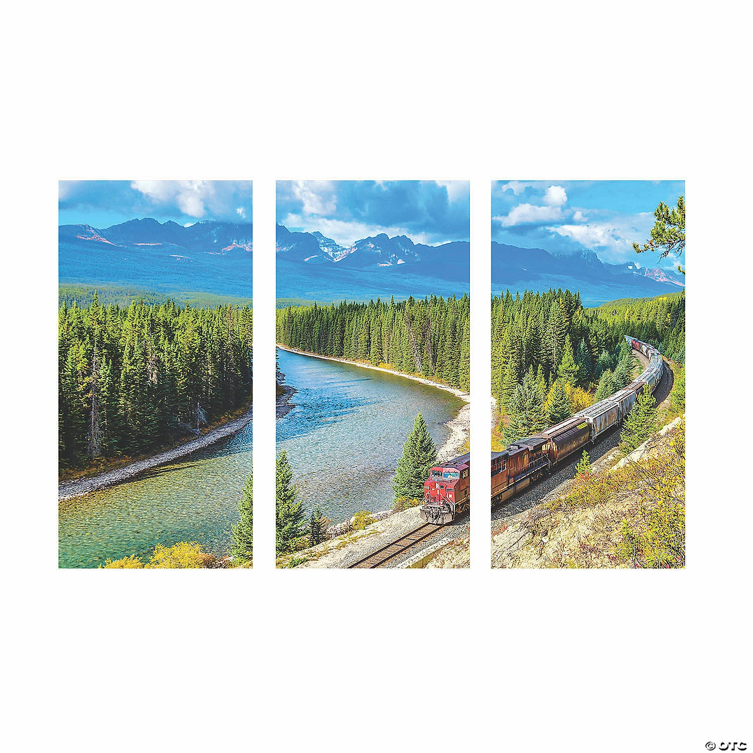 Wholesale โค๏ธ Railroad Train Scene Backdrop - 3 Pc. ๐ 4 Wholesale โค๏ธ Railroad Train Scene Backdrop - 3 Pc. ๐ - Image 2