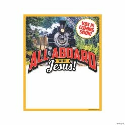 Flash Sale 😉 Railroad VBS Promotional Posters - 6 Pc. ⭐