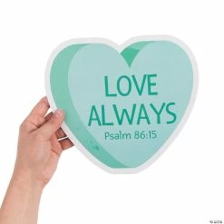 Buy ❤️ Religious Conversation Heart Mini Bulletin Board Set - 19 Pc. ⌛ -School Supplies Store religious conversation heart mini bulletin board set 19 pc 13820380 a02