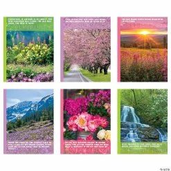 Promo 😍 Religious Spring Poster Set - 6 Pc. ⭐
