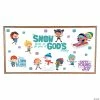 Brand new ✨ Religious Winter Kids at Play Bulletin Board Set - 27 Pc. 🛒