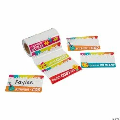 Cheap ⭐ Studio VBS Name Tags/Labels - 100 Pc. ❤️