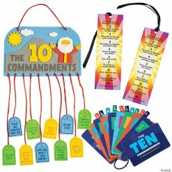 Hot Sale 🥰  Ten Commandments Activity & Craft Assortment Kit – 72 Pc. ⌛