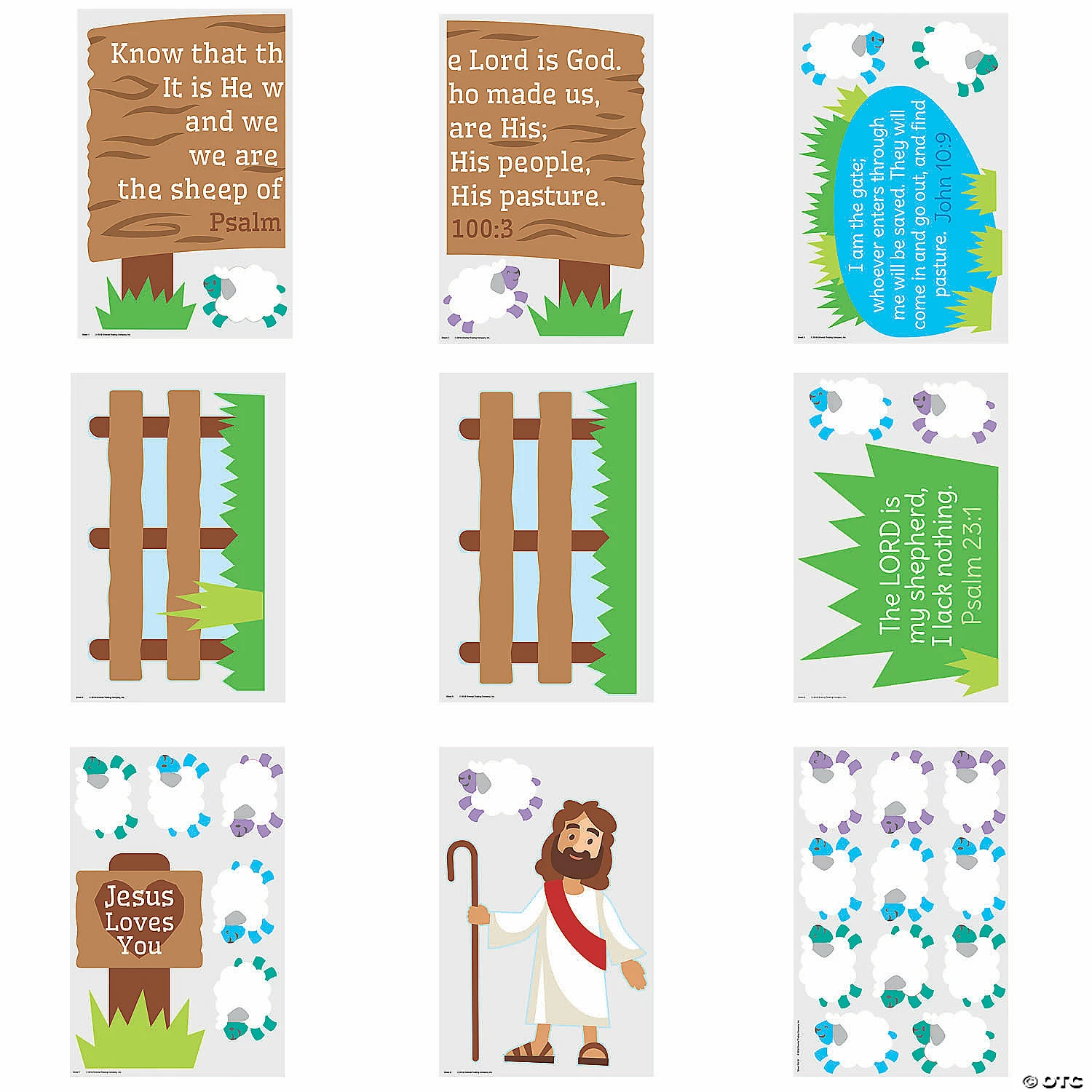 Hot Sale 🛒 The Lord is My Shepherd Bulletin Board Set - 42 Pc. 🎁 4 Hot Sale 🛒 The Lord is My Shepherd Bulletin Board Set - 42 Pc. 🎁 - Image 2