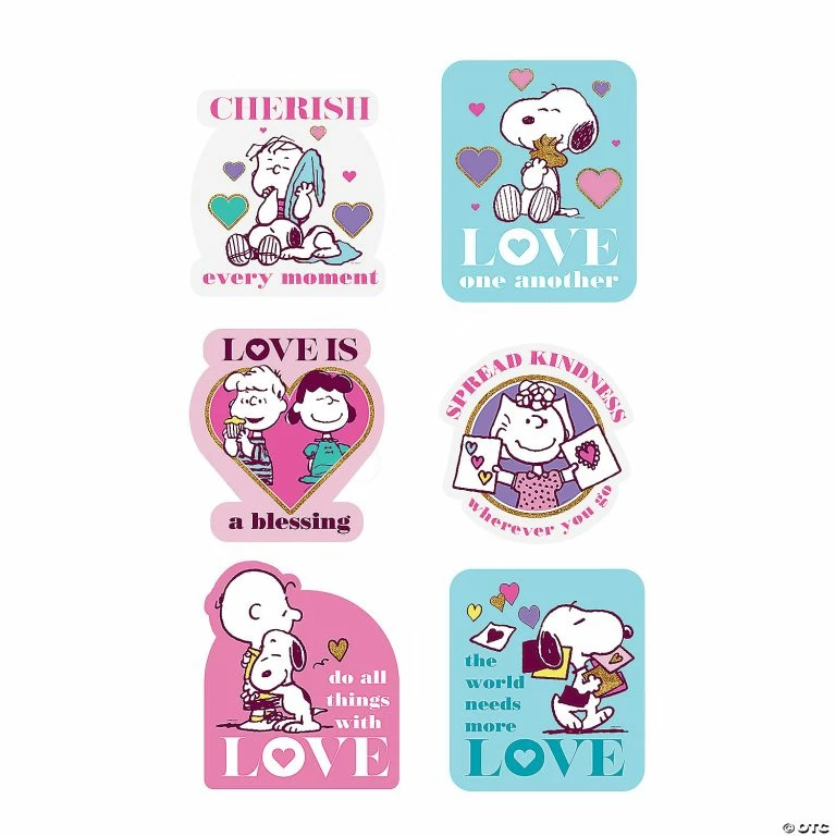 School Supplies Store -School Supplies Store peanuts inspirational valentine cutouts 6 pc 14097421 768x768 1